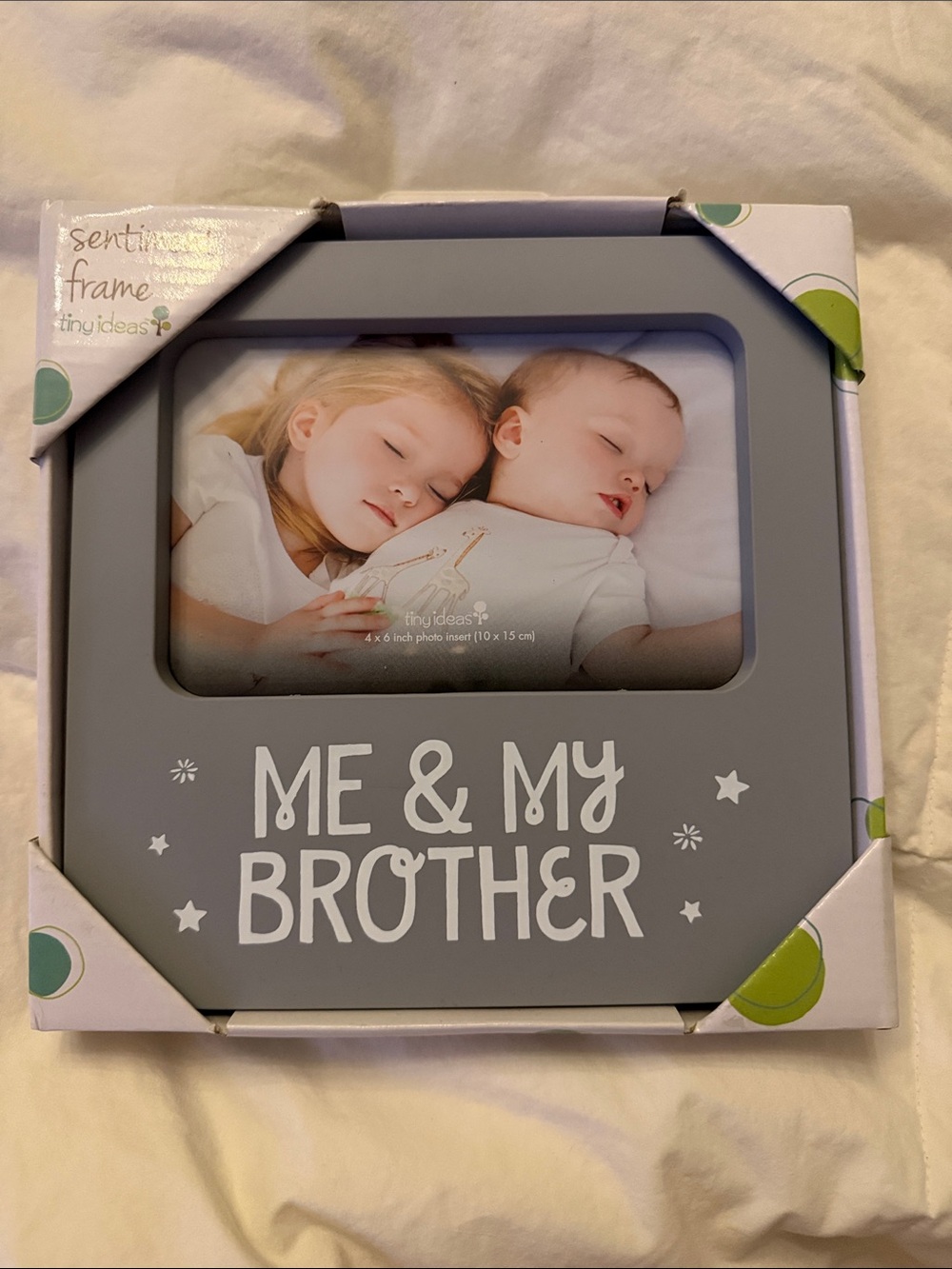 Sentiment Frame 'Me & My Brother' Gray Picture Frame